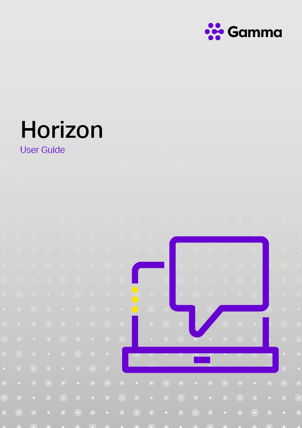 Horizon User Guide